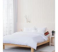 Luxury 13.5 Tog Bounce Back Double Duvet (198x198cm) - Extra Warm Hollowfibre Quilt with Spring Back Filling & Polycotton Cover - Soft, Anti-Allergy & Durable Winter Duvet for Home, Hotel & Guest Room