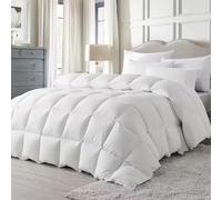 Luxury 13.5 TOG Microfiber Down Alternative Comforter Duvet - Ultra Soft Box-Stitched All-Season Bed Quilt, Hotel-Quality Warm Bedding for Summer & Winter (Double)