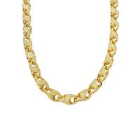 Luxury 15 mm XXL 3D Tulip Gold-Filled & Bonded Chain - 24″ (≈350 g), Ornate Albert Clasp - Hypoallergenic, Tarnish-Resistant Statement Piece - Bling King London