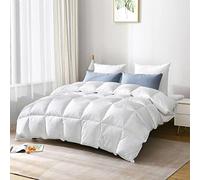 Luxury 15 Tog Duck Feather & Down Duvet Quilt Bedding or extra softness, comfort and warm|233 Thread-Count Down-Proof 100% Polyester Cover. (Super King Size: 260cm x 220cm)