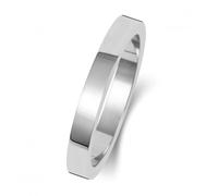 Luxury 18K Flat Wedding Ring - Size P