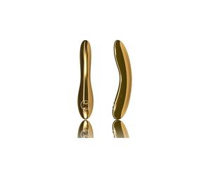 Luxury 24K Gold-Plated Vibrator for Exquisite Pleasure - LELO INEZ, Size 11 cm, Color Gold