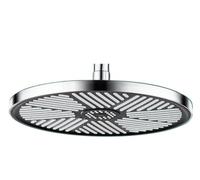 Luxury 255mm Rain Shower Head - 360° Swivel High Flow Water Saving Showerhead for Spa-Like Bathroom Experience - Elegant Silver Finish