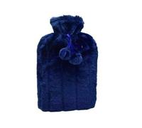 Luxury 2L Hot Water Bottle with Plush Faux Fur Cover