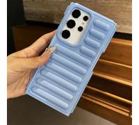 Luxury 3D Stripe Cushion Armor Case For Samsung Galaxy S25 S24 S23 Ultra Plus FE A55 A35 M55 M15 F55 Shockproof Cover,Blue,for Samsung M14 4G