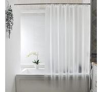 Luxury 3D Thick EVA Shower Curtain 100% Waterproof Translucent Mold Resistant with Hooks Large Size 300 x 200 cm Ideal for Bathroom Decor Israel