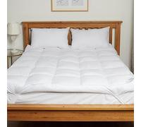 Luxury 4" (10cm) EXTRA DEEP 100% Super Soft MICROFIBRE Feels Like Down MATTRESS TOPPER Enhancer Single