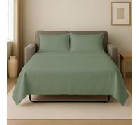 Luxury 4-piece King Size Sleeper Sofa Bed Sheet Set, 100% Egyptian Cotton, 800 Thread Count, Fits Mattresses Up To 6 Drop, Soft & Durable Bedding. Sage King Size (76 x 80 x 8)