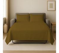 Luxury 4-piece King Size Sleeper Sofa Bed Sheet Set, 100% Egyptian Cotton, 800 Thread Count, Fits Mattresses Up To 6 Drop, Soft & Durable Bedding. Taupe Twin Size (36 x 72 x 8)