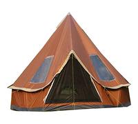 Luxury 4M Bell Tent, Tent Yurt 210D Oxford India Tent, Waterproof Bell Tent, Portable Privacy Tent for Family Camping Outdoor Hunting