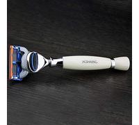 Luxury 5 Edge Cartridge Head Shaving Razor || Luxury Shaving Collection by JAG SHAVING ||5 Edge Compatible Unbreakable Resin Handle - Great as a Gift