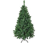 Luxury 5ft 6ft 7ft 8ft 9ft 10ft 12ft Green Artificial Christmas Trees -Bushy High Tip Count Xmas Trees (5ft / 150cm)