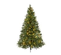 Luxury 6ft Pre-Lit Faux Hinged Christmas Tree