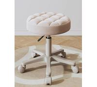 Luxury Adjustable Bar Stools Swivel Beauty Salon Chairs Lightweight Professional Barber Seating Ideal for Nail & Makeup Artists Stylish Work Chairs for Salons