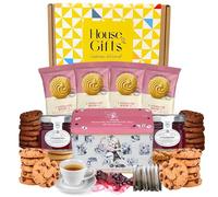 Luxury Afternoon Hamper With Biscuits, Strawberry Jam & Classic Tea - Elegant Biscuit Gift For Sharing, Birthdays Or Thank You - British Tea And Biscuits Set For Her Or Grandparents