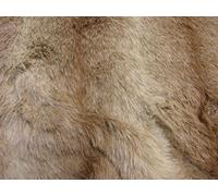 Luxury Animal Faux Fur Fabric Material Brown Ombre, 1/4Mtr - 75cmx50cm