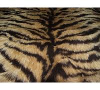 Luxury Animal Faux Fur Fabric Material Tiger