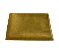 Luxury Antique Gold Textured Velvet Pocket Square, Handkerchief