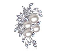 Luxury Atmosphere Imitation Pearl Accessories Brooch Female Brooch Pin Coat Jacket Decoration Simple Accessories