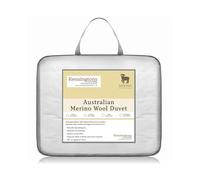 Luxury Australian 100% Merino Wool Duvet King Size All Season 15 TOG (4.5+10.5) 400 Thread Count Egyptian Cotton Cover OEKO-TEX Certified Anti-Allergy Natural Breathable Antiallergic Quilt 230x220cm