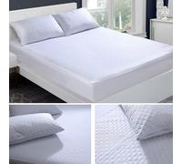 Luxury Autosnoic Bed Mattress Fitted Sheet With Elastic Premium Quality Multi Sizes Mattress Cover Protector Mattress Encasement (Double)