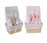 Luxury Baby 10 piece gift basket (blue)