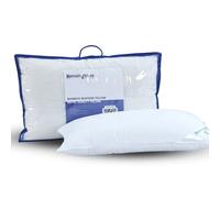 Luxury Bamboo Blended Pillow (Pack of 1) 48x74cm Orthopaedic Support Pillow 400-Thread-Count Cotton Cover Hypoallergenic, Cooling & Breathable Ideal for Side, Back & Stomach Sleepers