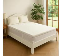 Luxury Bamboo Memory Foam Mattress Topper - 5cm Thick | 250 GSM Breathable Cover | Pressure-Relieving, Cooling & Hypoallergenic Bed Topper for Comfort & Support King (150 x 200 cm)