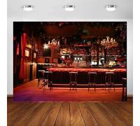 Luxury Bar Photography Backdrop For Alcohol Wine Bottles Eatery Cafes Drink Urban Club Evening Party Tavern Counter Background 250x180CM