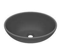 Luxury Basin Oval-shaped Ceramic Bathroom Vanity Sink Multi Colours vidaXL