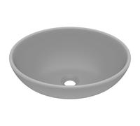 Luxury Basin Oval-shaped Ceramic Bathroom Vanity Sink Multi Colours vidaXL