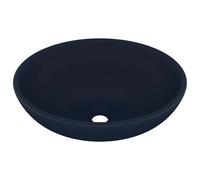 Luxury Basin Oval-shaped Ceramic Bathroom Vanity Sink Multi Colours vidaXL
