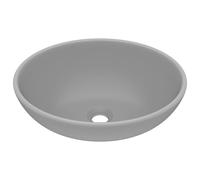 Luxury Basin Oval-shaped Ceramic Bathroom Vanity Sink Multi Colours vidaXL