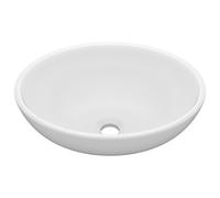 Luxury Basin Oval-shaped Ceramic Bathroom Vanity Sink Multi Colours vidaXL