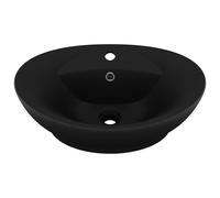 Luxury Basin Overflow Oval Ceramic Bathroom Vanity Sink Multi Colours vidaXL