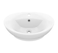 Luxury Basin Overflow Oval Ceramic Bathroom Vanity Sink Multi Colours vidaXL