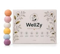 Luxury Bath Bomb Gift Set 6 x 120g | Handmade UK | Pure Essential Oils | Vegan | Ethically Sourced | Fair Trade | Aromatherapy | Six Unique Scents | Relaxation | Self-Care
