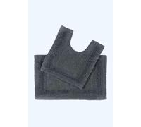 Luxury Two Piece Cotton Bath Mat Set