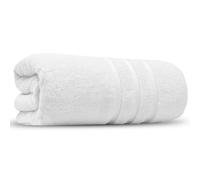 Luxury Bath Sheets Zero Twist Cotton 600 GSM (90 x140cm) Thick & Plush Hotel Quality Large Pool Spa & Hotel Bathroom Bath Towels | Pack Of 1 Snow White