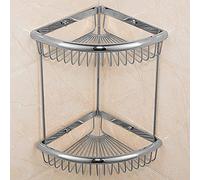 Luxury Bathroom Accessories Set - Stylish Brass Shower Shelf Silver Crystal Wall-Mounted Towel Bar Toilet Paper Holder & Brush Holder - Elegant Upgrade for Modern Bathroom Décor.