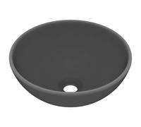 Luxury Bathroom Basin Round Ceramic Vessel Vanity Sink Multi Colours vidaXL