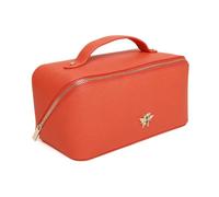 Luxury Beauty Case by Alice Wheeler London Train Case Vanity Toiletry Bag Make-Up Case for Ladies 3 Different Sizes ! (Orange, Medium)