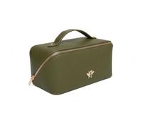 Luxury Beauty Case by Alice Wheeler London Train Case Vanity Toiletry Bag Make-Up Case for Ladies 3 Different Sizes ! (Olive, Mini)