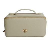 Luxury Beauty Case by Alice Wheeler London Train Case Vanity Toiletry Bag Make-Up Case for Ladies 3 Different Sizes ! (Pistachio, Mini)