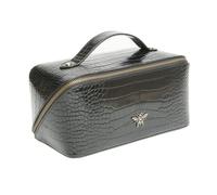 Luxury Beauty Case by Alice Wheeler London Train Case Vanity Toiletry Bag Make-Up Case for Ladies (Croc)