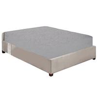 Luxury Bedding Brushed Cotton Flannelette Deep Fitted Sheets 25CM/10 Box Fit in 12 Colours Single Double King Super King (Silver, Double)