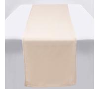 Luxury Beige Velvet Table Runner 33 x 183 cm - Perfect for Weddings & Holidays