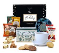 Luxury Birthday Afternoon Tea Hamper - Hattie’s Gifts English Tea Gift Set with Clotted Cream Fudge & Shortbread - Gourmet Food Happy Birthday Gift Box