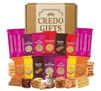 Luxury Biscuit Hamper Gift Set with Hot Chocolate - Shortbread Biscuits Gift Hamper, Ginger Biscuits Gifts Set & Digestive Treats - Afternoon Tea and Biscuit Hampers for Men & Women