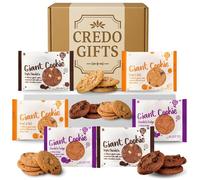 Luxury Biscuit Hamper Gift Set with Triple Chocolate, Choco Fudge & Fruity Oat Giant Size Cookies | Individually Wrapped Sweet Treats | Luxury Snack Box for Adults, Cookie Hamper, Biscuit Selection